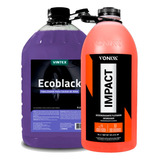 Vonixx Ecoblack 5l + Impact 3l Limpa Motor Caixa Roda Chassi