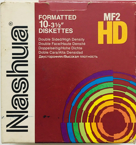 11 Diskettes + Caja 3.5 Mf2 Hd Coleccionable Vintage