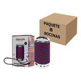 Bocina Chica Radio Fm Solar Usb Con Linterna Bluetooth 8pzs 