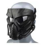 Máscara Anti Gas De Proteção Airsoft P/ Acoplar No Capacete 