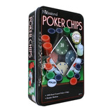 100pz Fichas Poker Chips Texas Holdem Juego Casino Dealer
