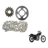 Kit Engranes/sprockets Y Cadena Honda Rebel 250 1985-2015