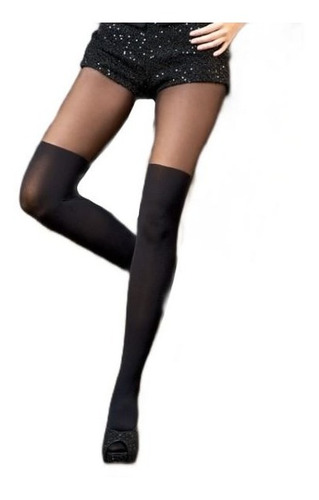 Medias Panty Fantasia Simil Bucanera Lycra- Sugestion 2550