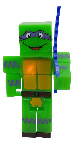 Figura Tortuga Ninja Minecraft Muñeco 