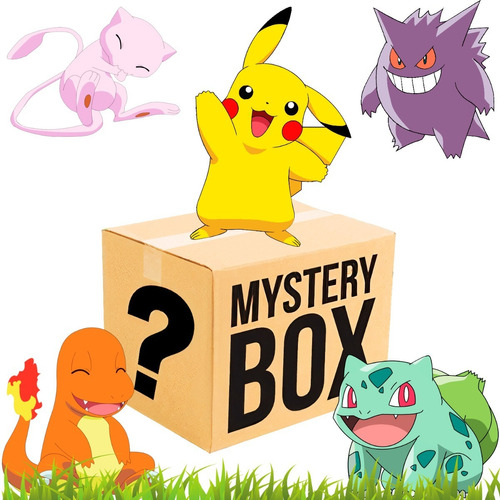 Caja Misteriosa Pokemon Mystery Box + 65 Productos + $6,000