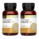  Pack X2 Calcio + Vitamina D3 X50 Cápsulas Natier Huesos 