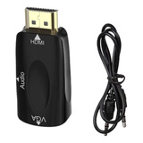 Adaptador Hdmi Macho A Vga Hembra Convertidor Hdmi-vga Video