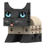 Pet Cubics Bloques De Construcción Gato Siamés 40 Fichas