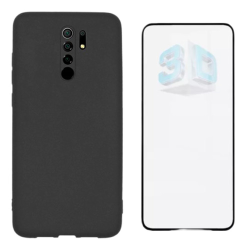 Capa Capinha De Celular Compatível Redmi 9 + Película 3d