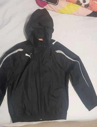 Campera Puma Original. Lluvia Impermeable.talle M. Negra., Compra y Venta