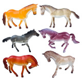 Kit Cavalos Selvagens Em Miniatura De Borracha - Ark Toys