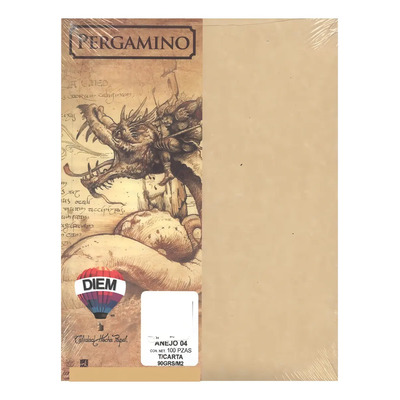 100 Hojas De Papel Pergamino 90grs Tamaño Carta Manualidades Color Añejo | MercadoLibre