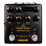 Pedal Nux Nai-5 Optima Air Simulador De Guitarra Acústica Color Negro