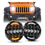 Utvjatv Faro Led 7  Chip Para Jeep Wrangler Jk Tj Lj Redondo Jeep Wrangler