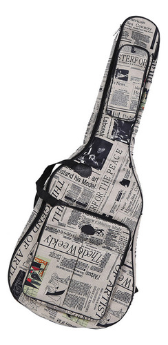 Bolsa De Almacenamiento Clásica Para Guitarra Cosida Oxford