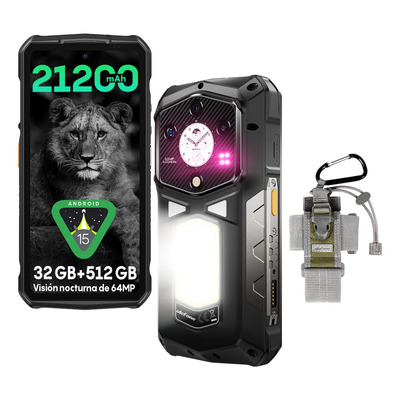 Celular Ulefone Armor 29 Pro 5G AI Teléfono Robusto 21200mAh 120 W 64MP Vision Nocturna 512GB 6.67” AMOLED Android 15 MTK Dimensity 7400 | Meses sin interés