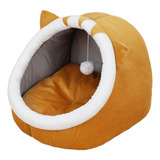 Cama Para Gatos, Cueva, Camas Para Mascotas, Gato Amarillo S