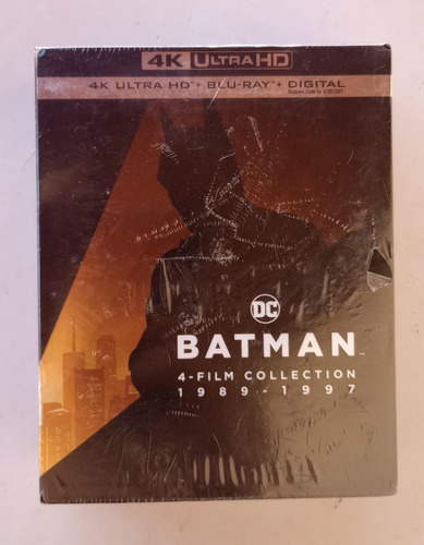 Coleção Batman 4k Uhd Blu Ray (lacrado) 4 Filmes 8 Discos