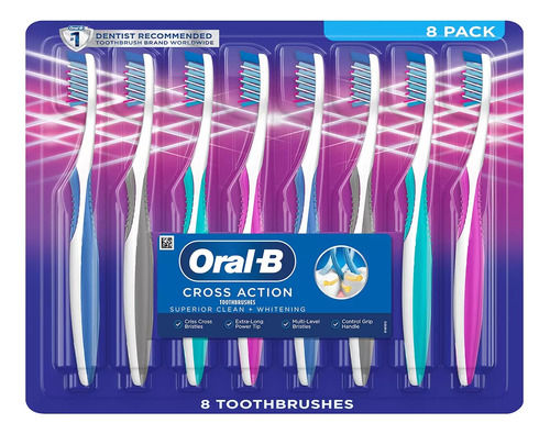 Oral-b Cepillos Dentales 8 Pzas