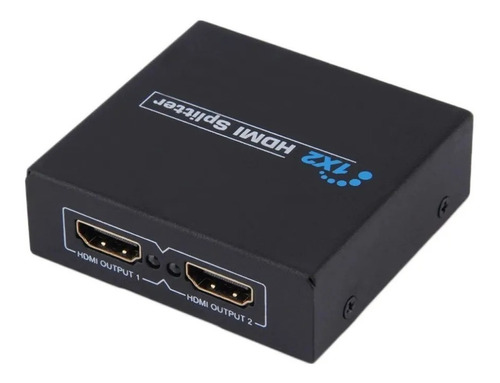 Multiplicador Splitter Hdmi, 1 Entrada X 2 Salidas, 1080p 3d