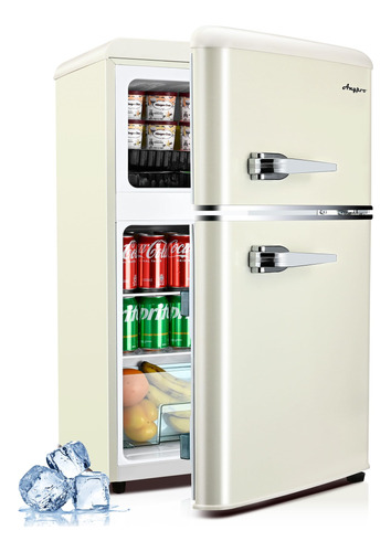 Anypro Mini Refrigerador Compacto De 3.2 Pies Cubicos Con Co