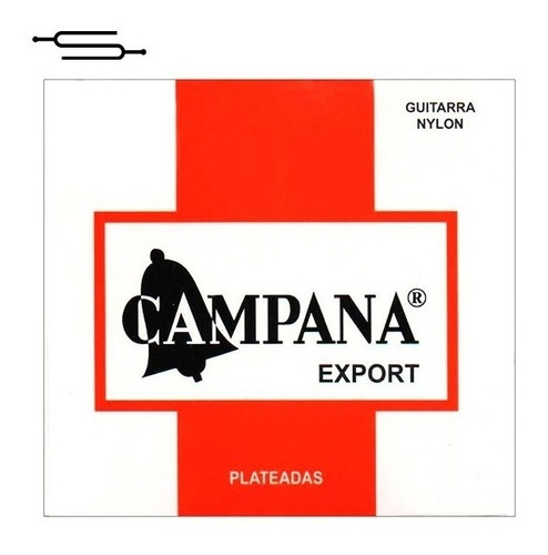 Cuerdas Guitarra Criolla Encordado Campana Export Plateadas