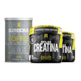 Kit 2x Creatina Atlas + Kimera Smart Coffee - Iridium Labs Sabor Café