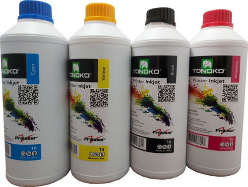 Tinta Tonoko Compatible Para Epson  T664 L375 L380 L395 4lt