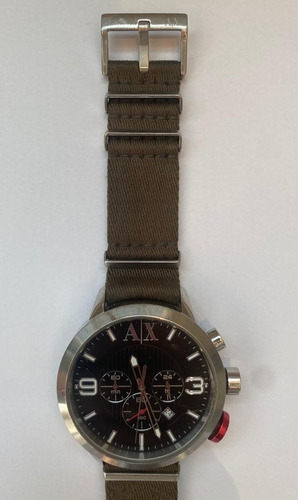 Relógio Armani Exchange Aço Inox Pulseira Caixa Grande