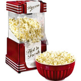 Máquina De Palomitas Nostalgia Electrics Color Rojo Popcorn 