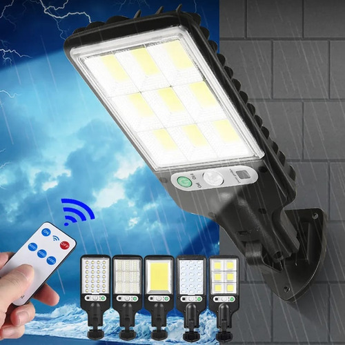 Mini Luminaria Led Solar Con Sensor Movimiento Impermeable