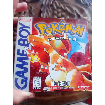 Pokémon Red Version Para Game Boy En Caja Original Joya