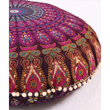 Popular Handicrafts - Funda Grande Con Diseno De Mandala Hip