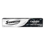 Creme Dental Clareador Sorriso Carvão Ativado 90g