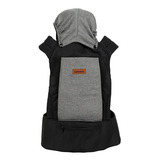 Mochila Porta Bebe Carestino Capucha  3 En 1 Negro/gris