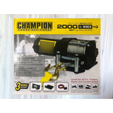 Winch Kit (malacate), Atv/ Utv 907 Kg. Marca Champion 