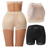 Set 2 Panty Faja Moldeado Calzon Levanta Gluteos Boxer Mujer