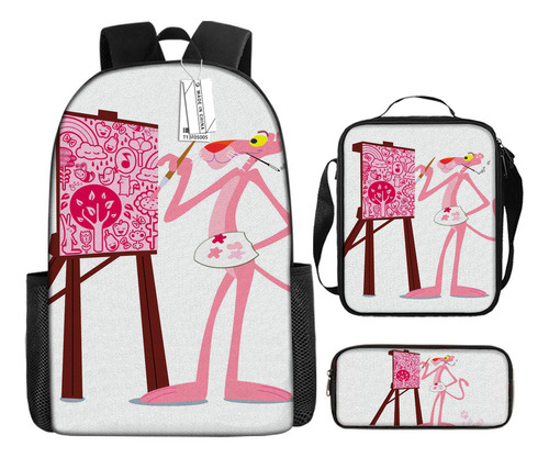 Mochila Transfronteriza Con Dibujos Animados De Pantera Rosa