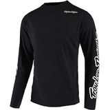 Sprint Jersey  Hombres Solid Black, L