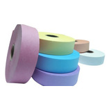 Rollo De Papel Liso Para Marcar 1 Pulgada Varios Colores