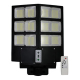 Luminária Solar Pública Poste Rua Led 600w Com Sensor