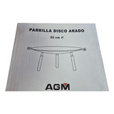 Parrilla Disco Arado 55cm Discadas Agm 3 Patas 6kg 