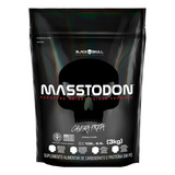 Hipercalórico Masstodon Massa - 3kg - Black Skull Sabor Morango