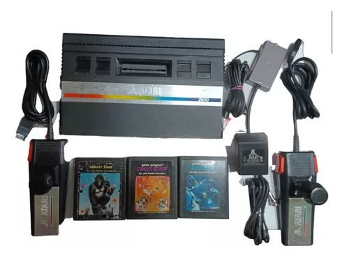 Consola Atari 2600 Jr. 4kb Color Negro 5juegos Caja Original