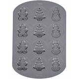 Wilton Holiday Shape Molde Antiadherente Para Galletas, 12 C