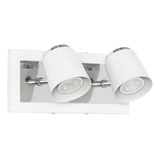 Aplique Pared 2 Luces Baño Pasillo Moderno Led Gu10 Vg