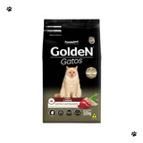 Golden Gatos Adultos Carne 3kg Alimento Ração Saudável