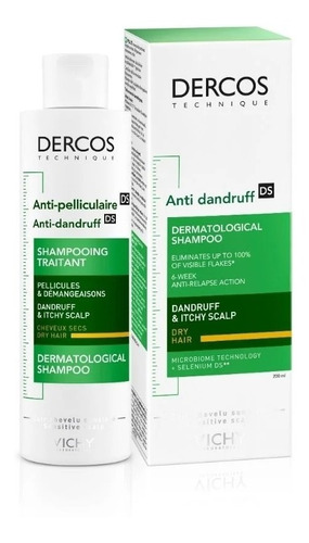 Shampoo Anticaspa Ds | Cabello Seco | Vichy Dercos | 200ml