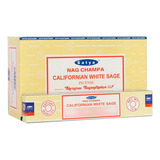 Sahumerios Satya Nag Champa - 12 Unidades Fragancia Californian White Sage