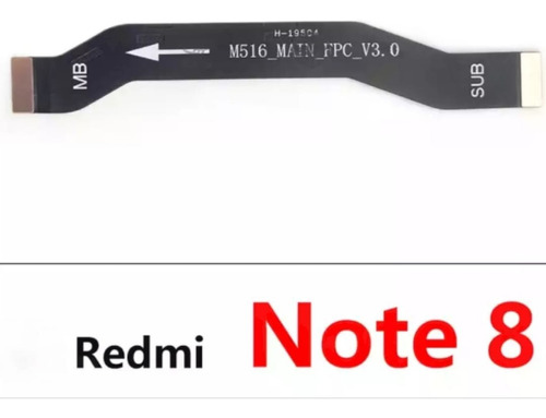 Flex Main Para Xiaomi Redmi Note 8 Generico